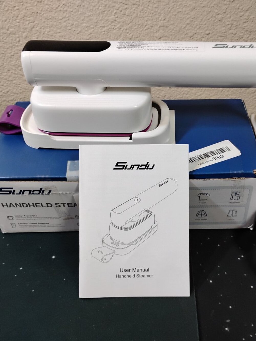 Sundu Handheld Steamer 1200W Portable Travel Garment Iron White Model LDYD 1005